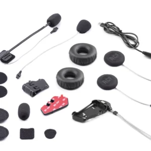 Accesorios del Midland BTR1 Advanced para montaje en casco.