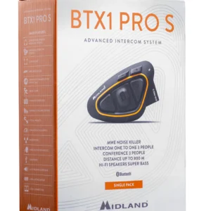 Caja del intercomunicador Midland BTX1 Pro.