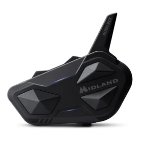 Intercomunicador Midland BT Rush con Dynamic Mesh Communication (DMC) y alcance ampliado para grupos de motociclistas.